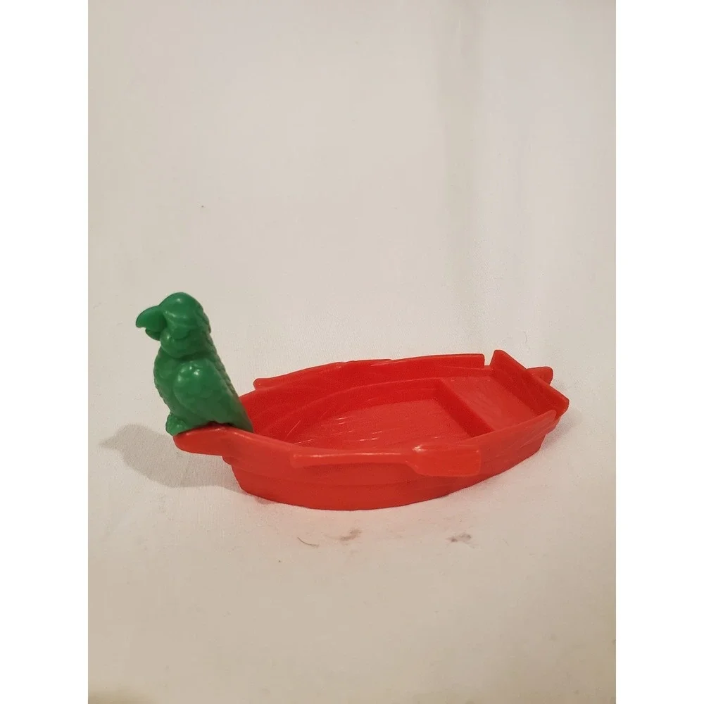 Fisher Price Great Adventures Pirate Island 1995 Boat With Parrot‎
